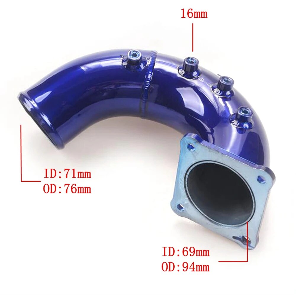 Air Intake Elbow Tube Horn Charge for 98.5-02 Dodge Ram 5.9L Cummins Diesel EGRKit Shop