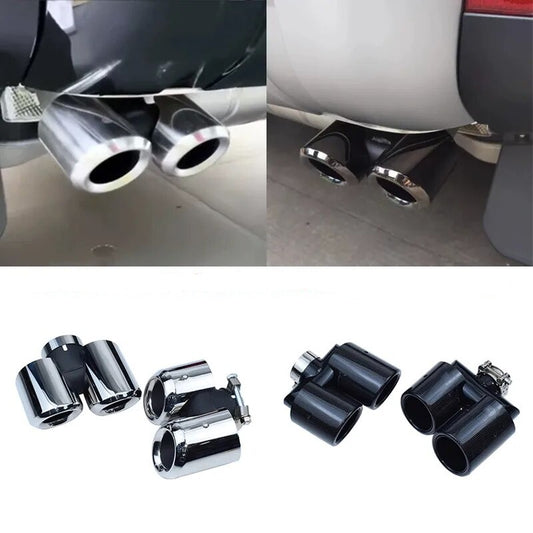 For 2020/21/2022/2023 Land Rover Defender L663 P400 90 2.0T 110 3.0T Muffler Tip Upgraded Four-Outlet bright Silver Exhaust Pipe EGRKit Shop