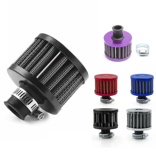 12mm Universal Car Air Filter for Motorcycle Cold Air Intake High Flow Crankcase Vent Cover Mini Mushroom Head Breather Filters EGRKit Shop