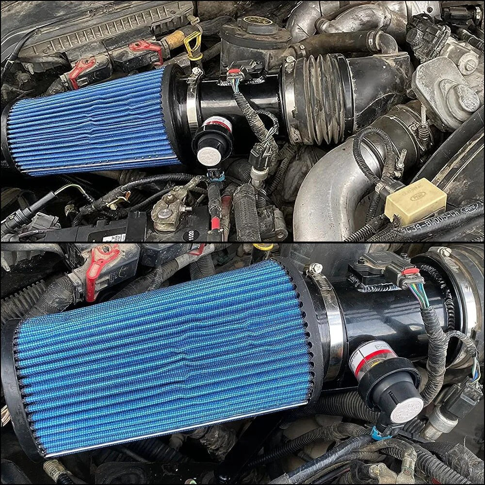 Aluminum Cold Aair Intake System Kit For Ford F-250 F-350 F-450 08-10 6.4l With Air Filter Powerstroke Diesel EGRKit Shop