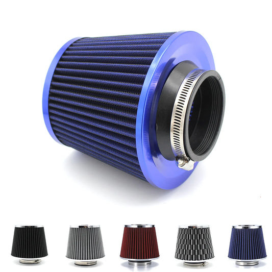 Car Accessories 3 Inch High Flow Cold Air Intake Filter Induction Kit Sport Power Mesh Cone 76MM Car Air Filters Universal EGRKit Shop