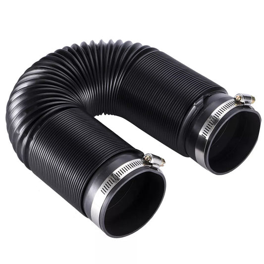 76mm 3" Universal Cold Air Intake Duct Flexible Pipe Set Plastic PVC Ducting Hose Car Accessory EGRKit Shop