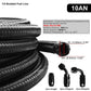 0AN Oil Catch Can Reservoir Tank 2 Port Dual Breather Filter Baffled+ 10ft hose EGRKIT Shop