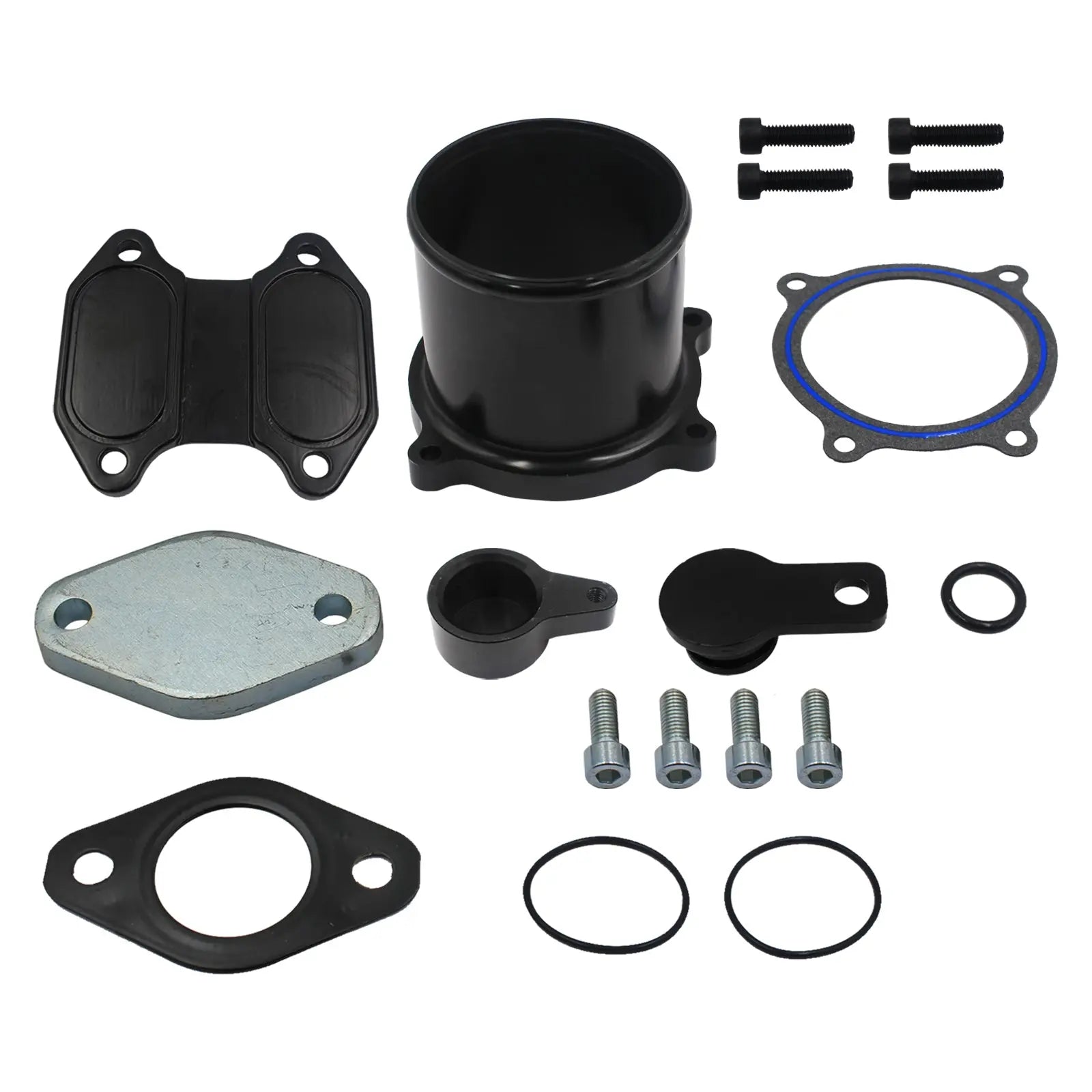 EGR Delete Kit & Black Throttle Valve Delete Kit For 2013 2014 2015 20 ...