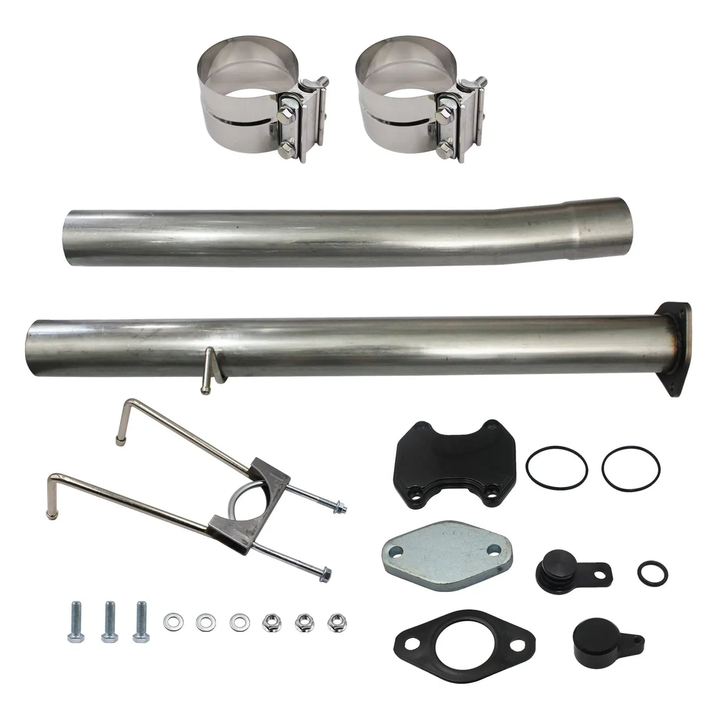 Muffler Pipe & EGR Delete Kit For Dodge 6.7L Cummins Diesel 2013-2018 ...